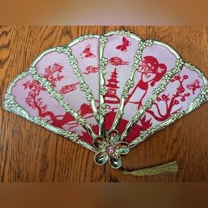 Disney Store Mulan Fan  Accessory Excellent Condition